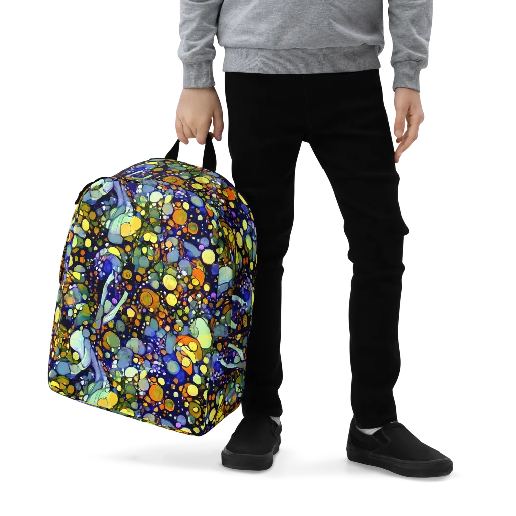 Indigo Carnival on Minimalist Backpack — Zoomed-in