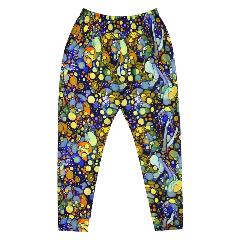 Indigo Carnival on Men's Joggers — Front