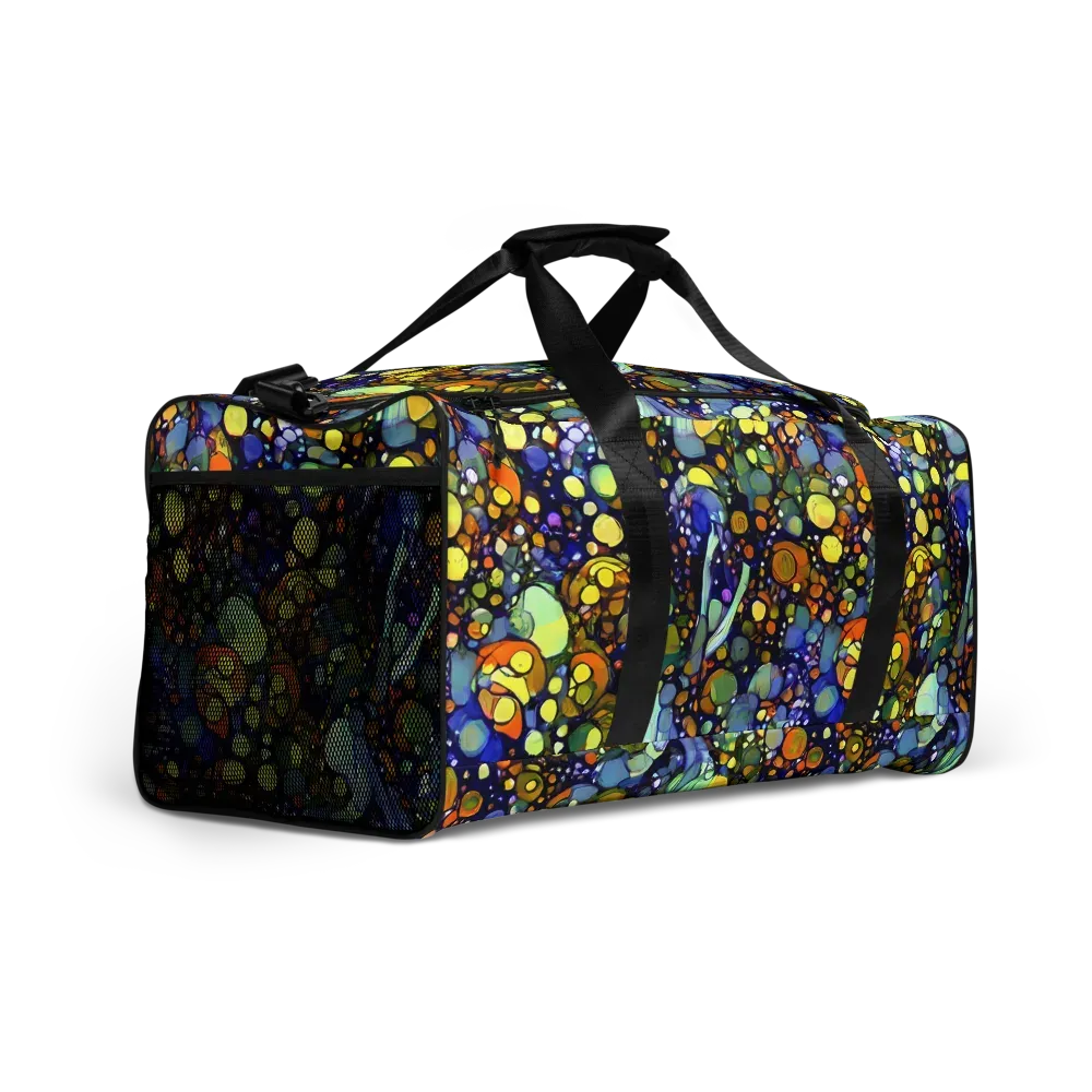 Indigo Carnival on Duffle Bag — Right Front