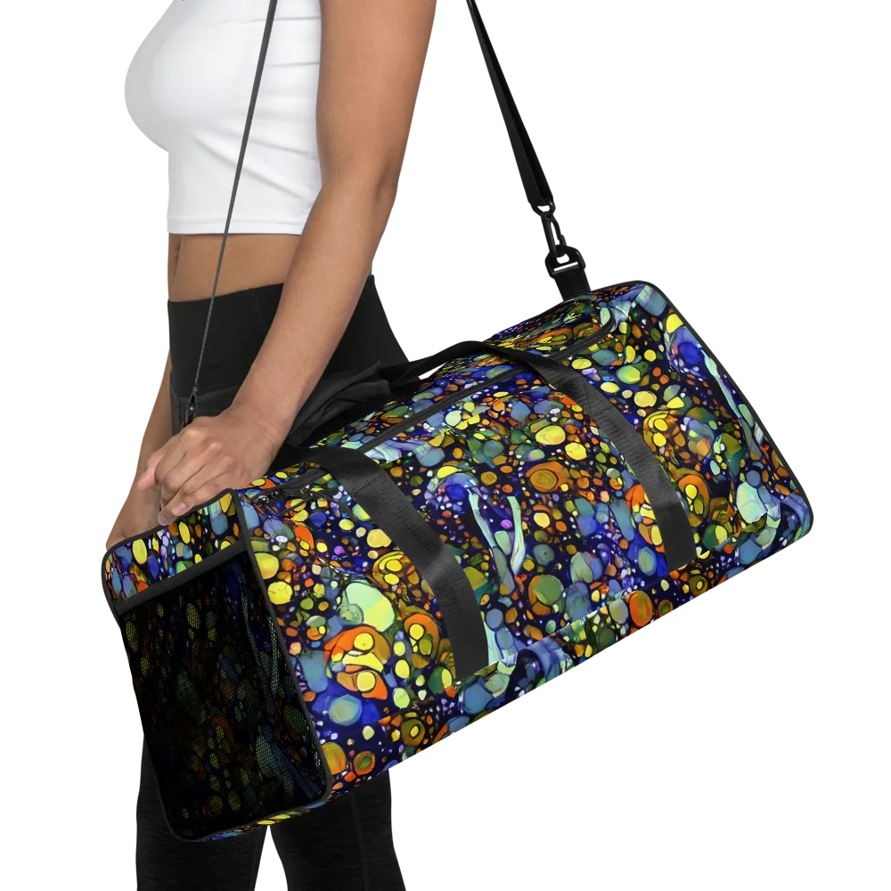 Indigo Carnival on Duffle Bag — Front