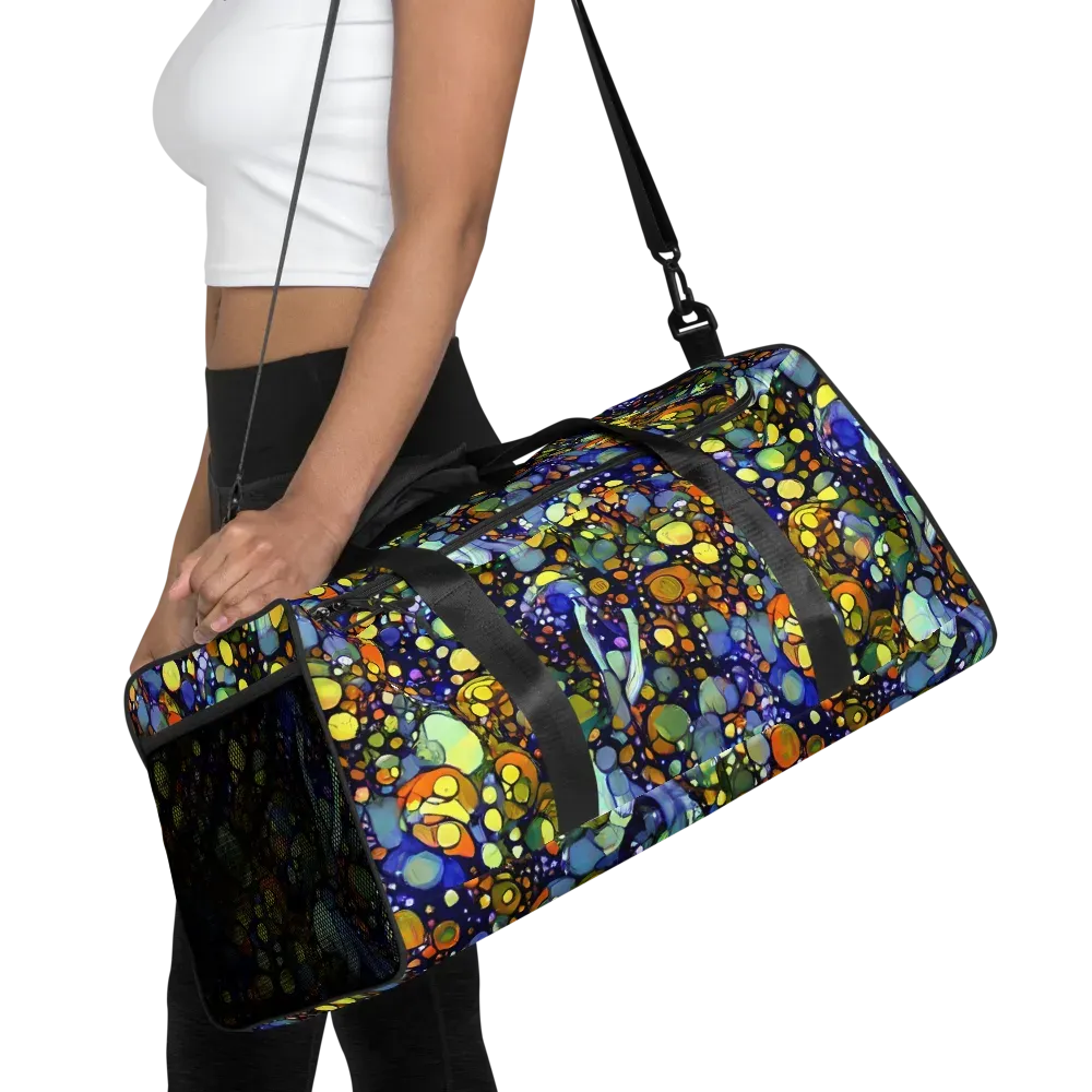 Indigo Carnival on Duffle Bag — Front