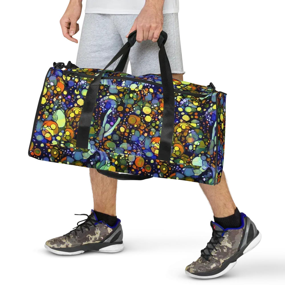Indigo Carnival on Duffle Bag — Front