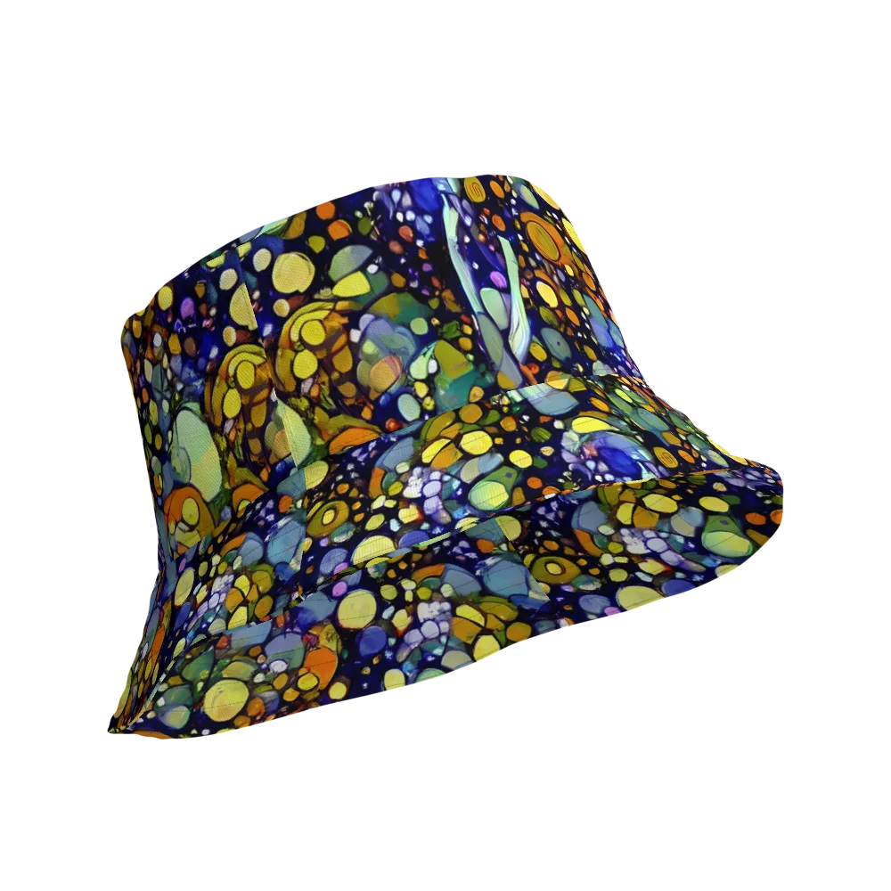 Indigo Carnival on Reversible Bucket Hat — Product details Outside