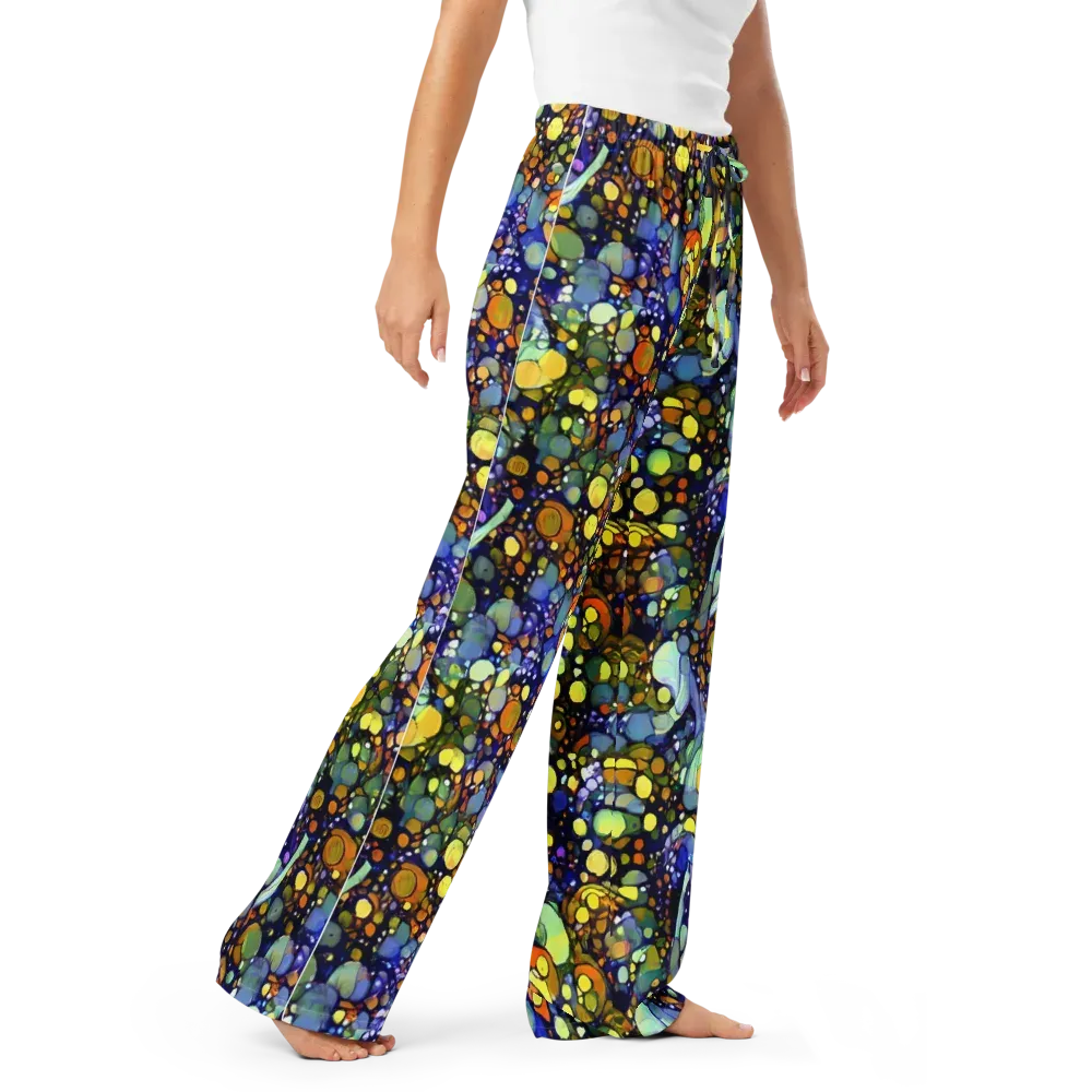 Indigo Carnival on Women's Pajama Pants — Right Front