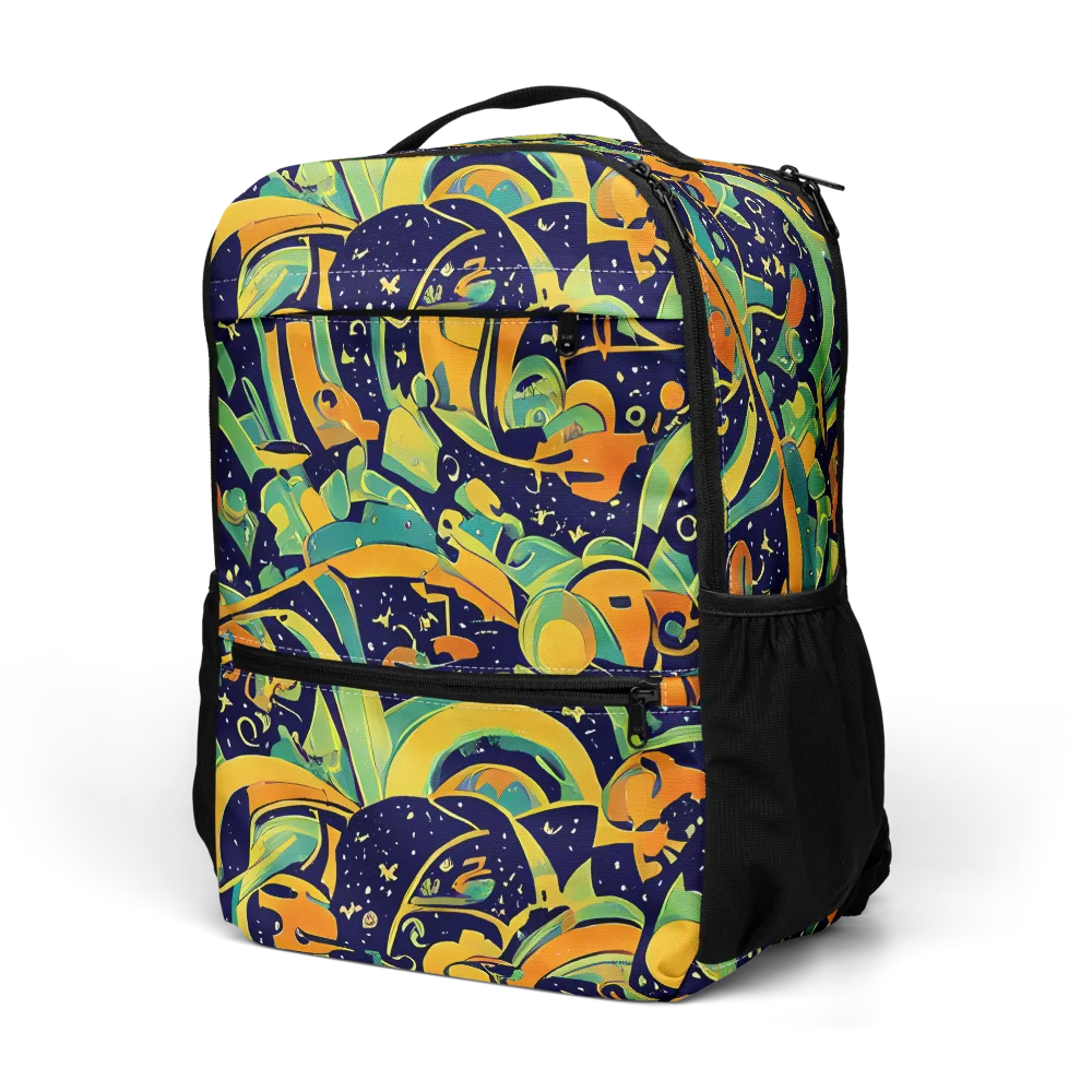 Jungle Voltage on Utility Backpack — Left Front