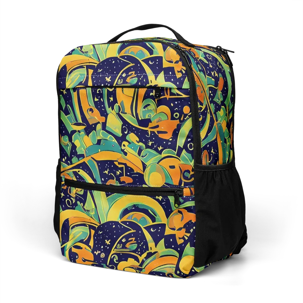 Jungle Voltage on Utility Backpack — Left Front