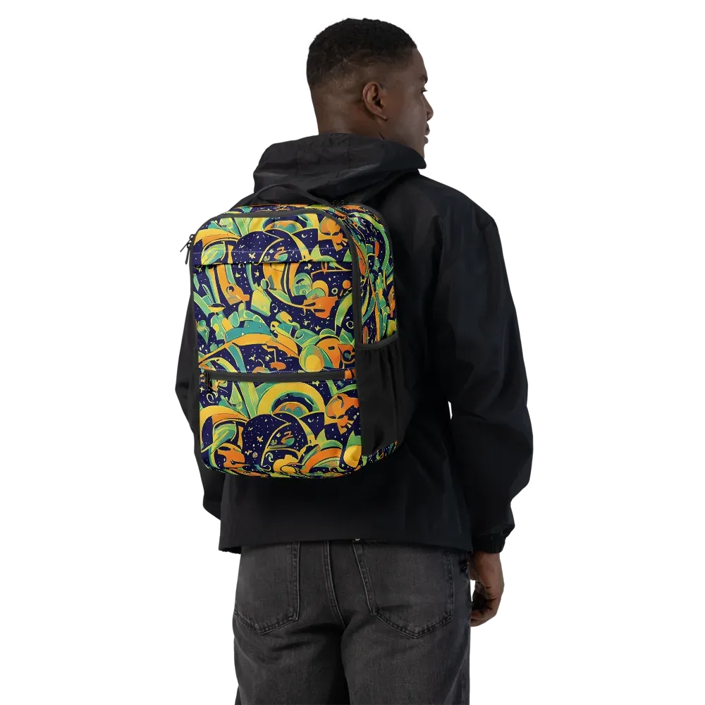 Jungle Voltage on Utility Backpack — Back