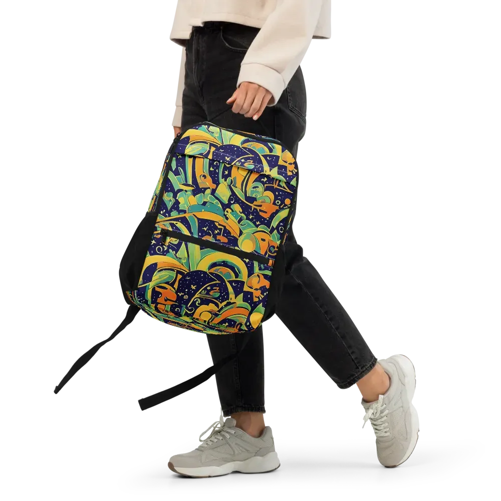 Jungle Voltage on Utility Backpack — Front