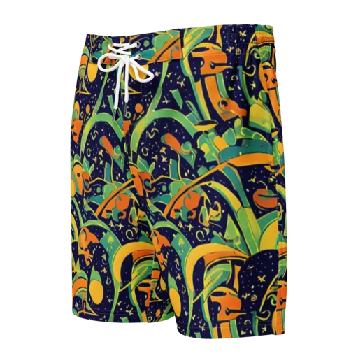 Jungle Voltage on a Men's Board Shorts