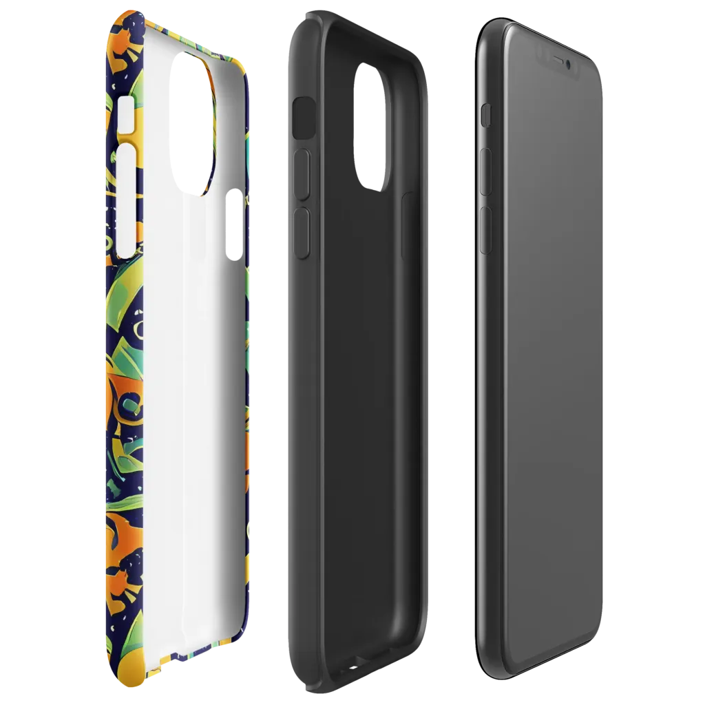 Jungle Voltage on Tough Case for iPhone® — Right