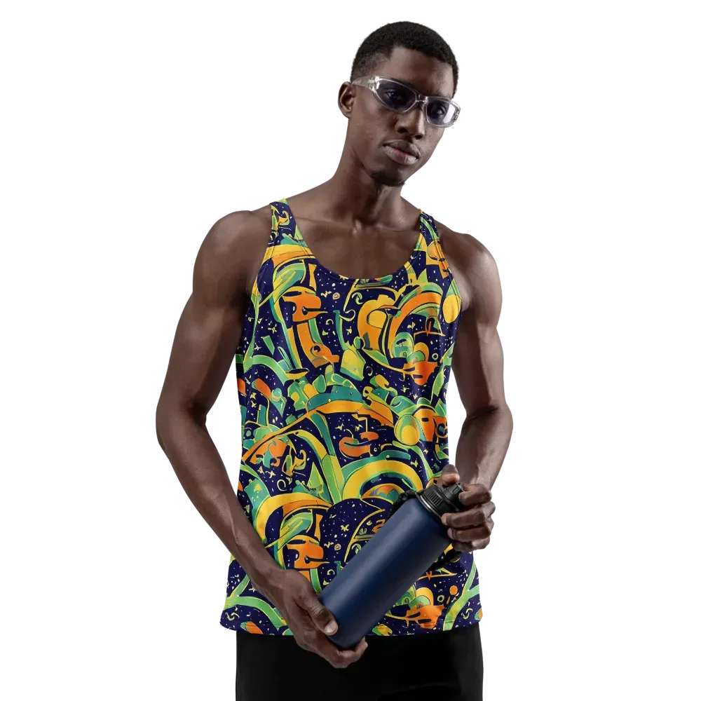 Jungle Voltage on Men's Tank Top — Front