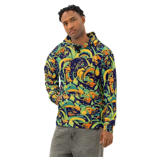 Jungle Voltage on a Cotton Hoodie