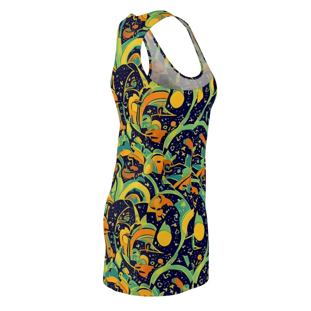 Jungle Voltage on Racerback Dress — Back Side