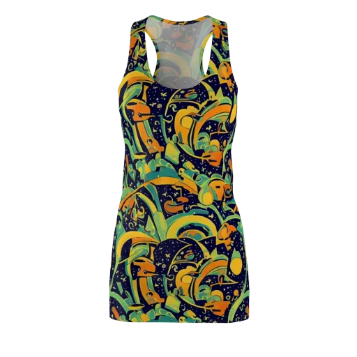 Jungle Voltage on a Racerback Dress
