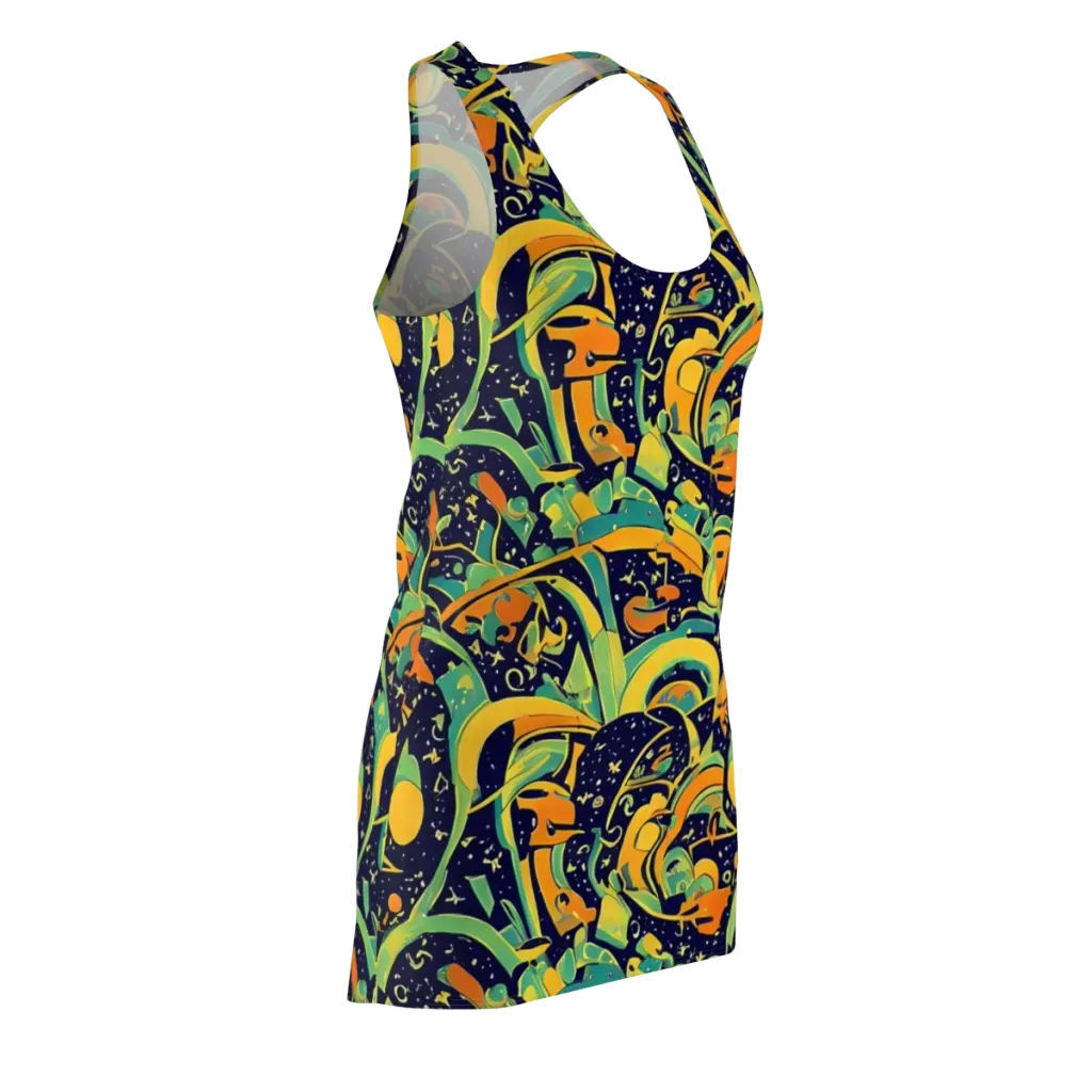 Jungle Voltage on Racerback Dress — Front Side