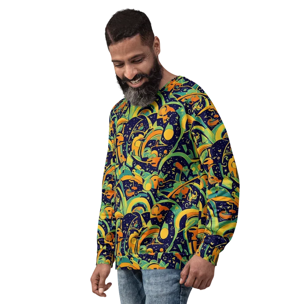 Jungle Voltage on Sweatshirt — Left Front