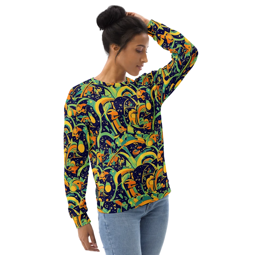 Jungle Voltage on Sweatshirt — Right Front