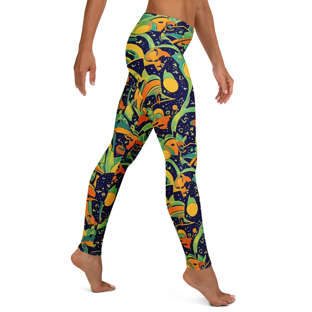 Jungle Voltage on Leggings — Right