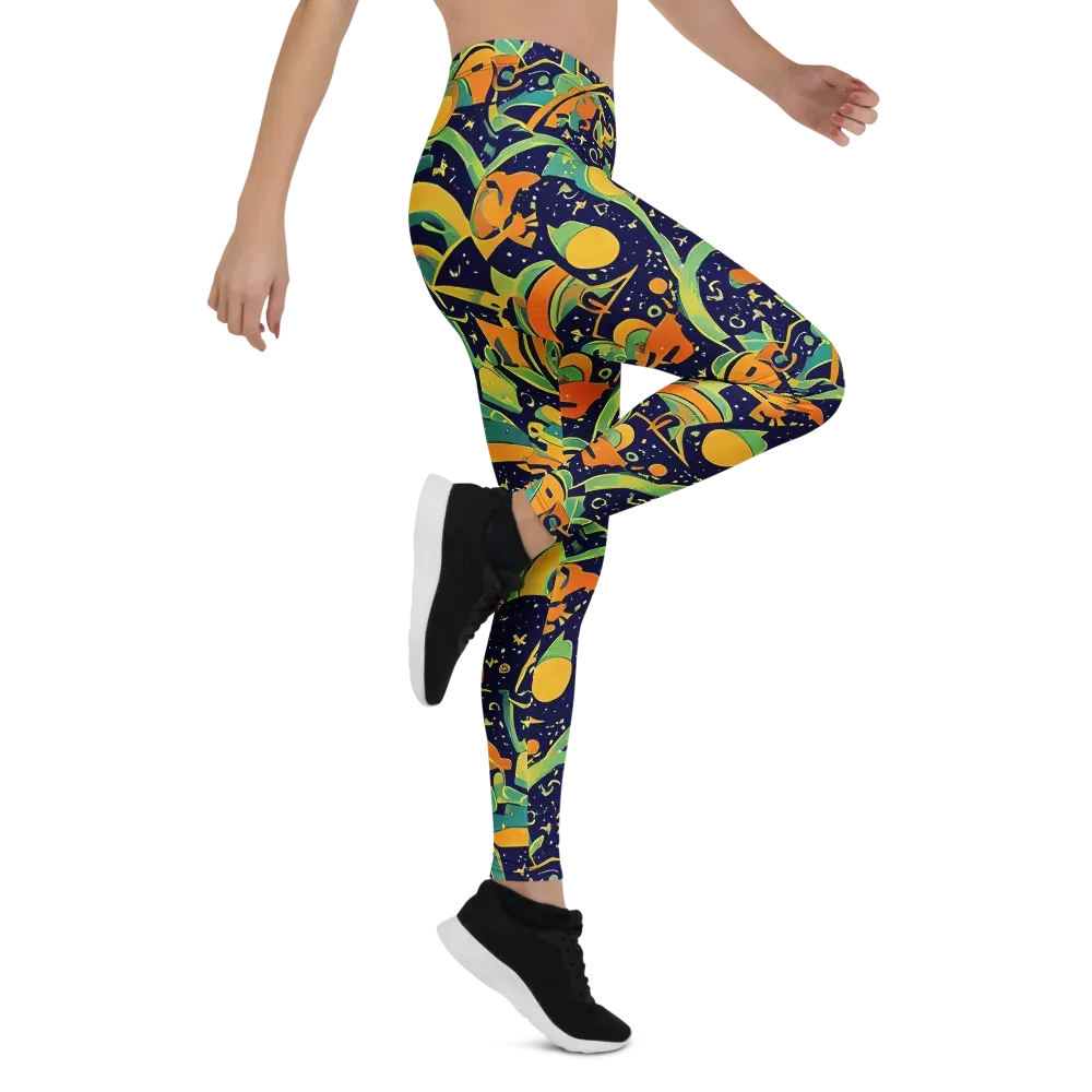 Jungle Voltage on Leggings — Right
