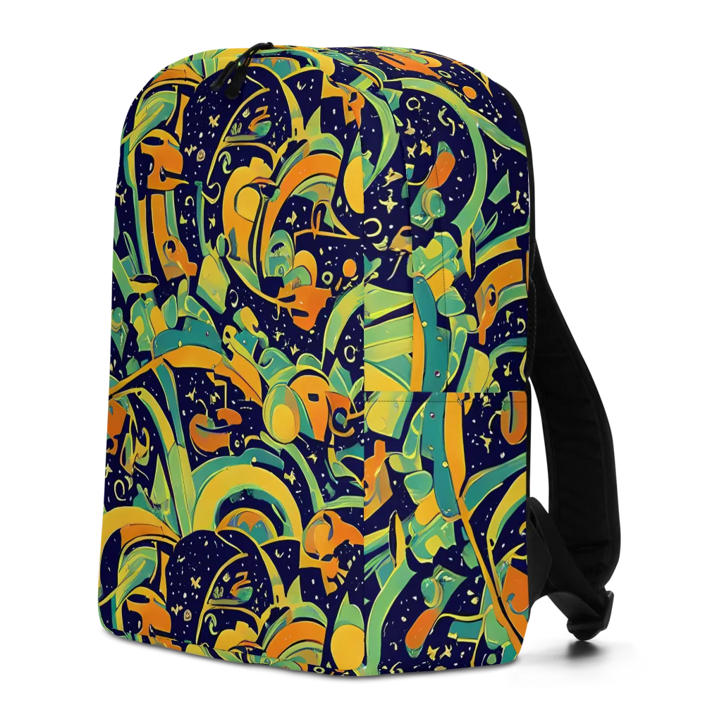 Jungle Voltage on Minimalist Backpack — Left