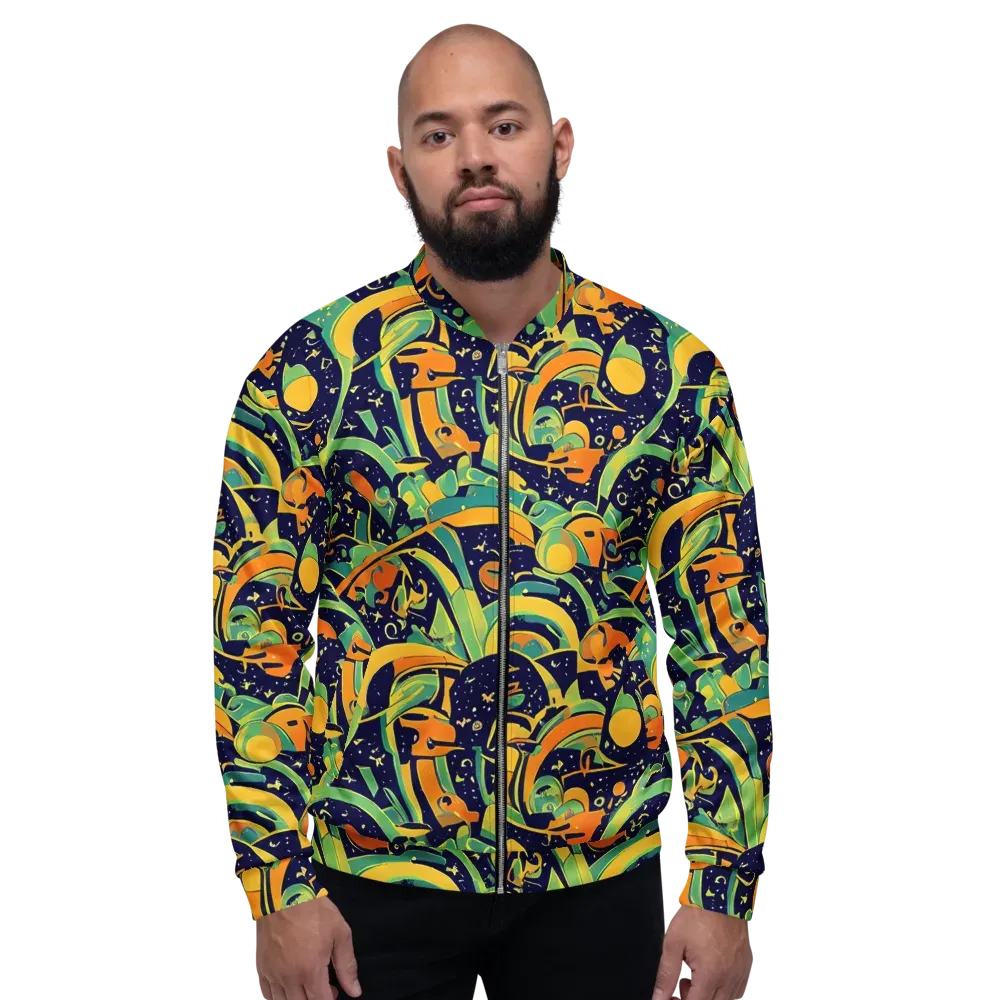 Jungle Voltage on Bomber Jacket — Front