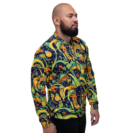Jungle Voltage on a Bomber Jacket