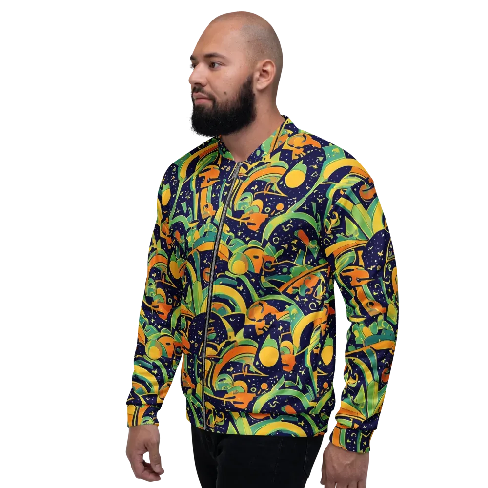 Jungle Voltage on Bomber Jacket — Left