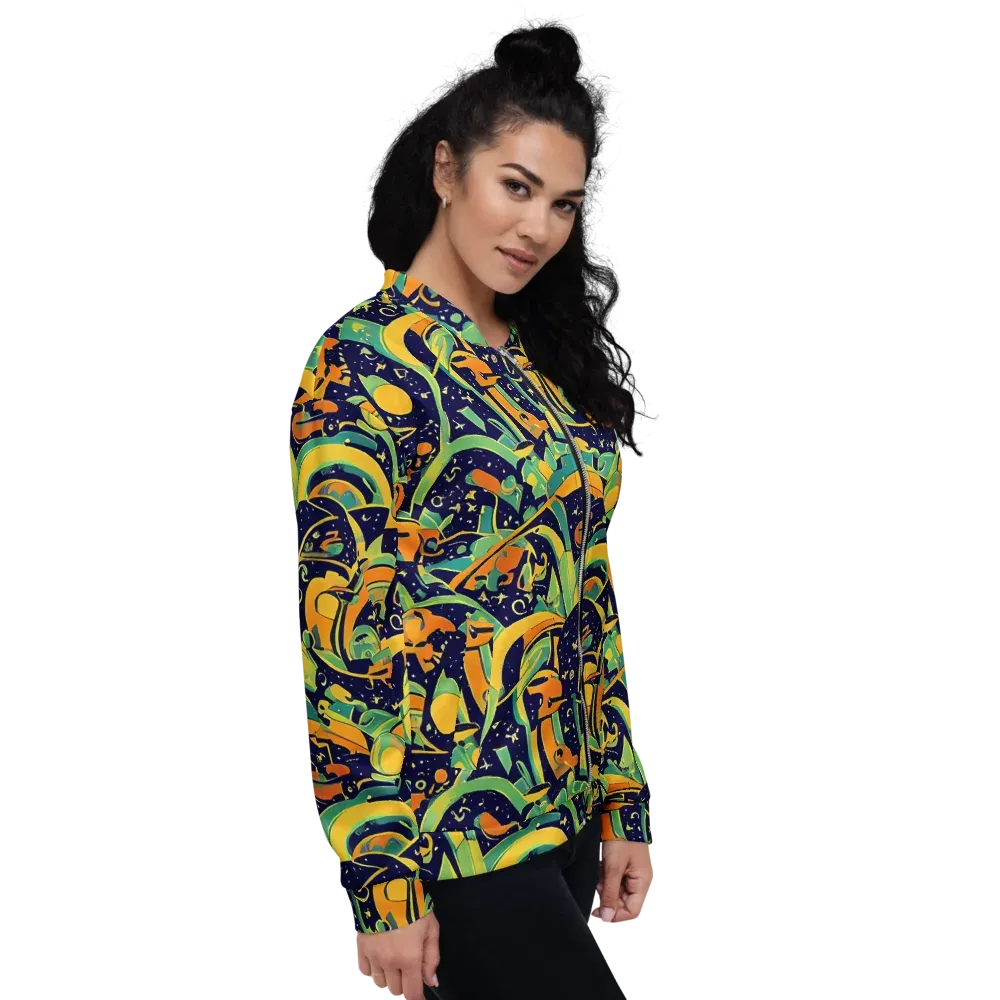 Jungle Voltage on Bomber Jacket — Right