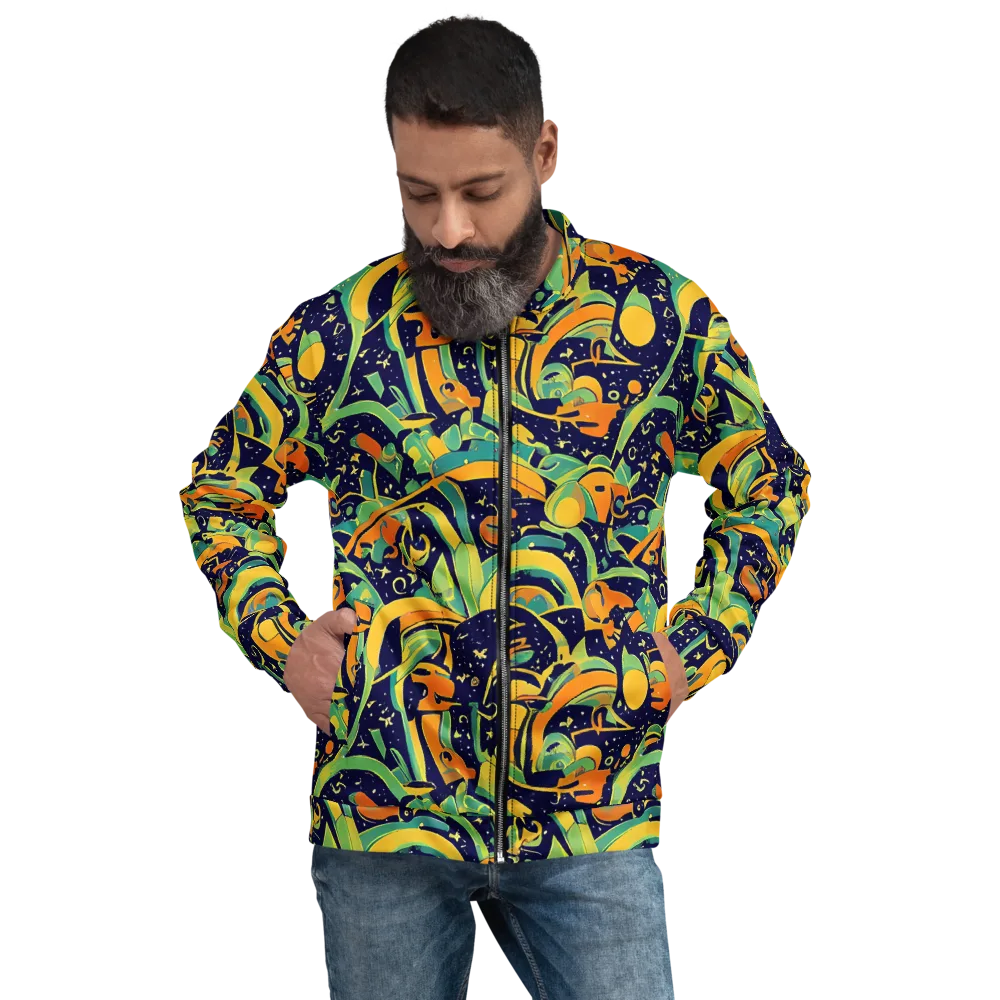 Jungle Voltage on Bomber Jacket — Front