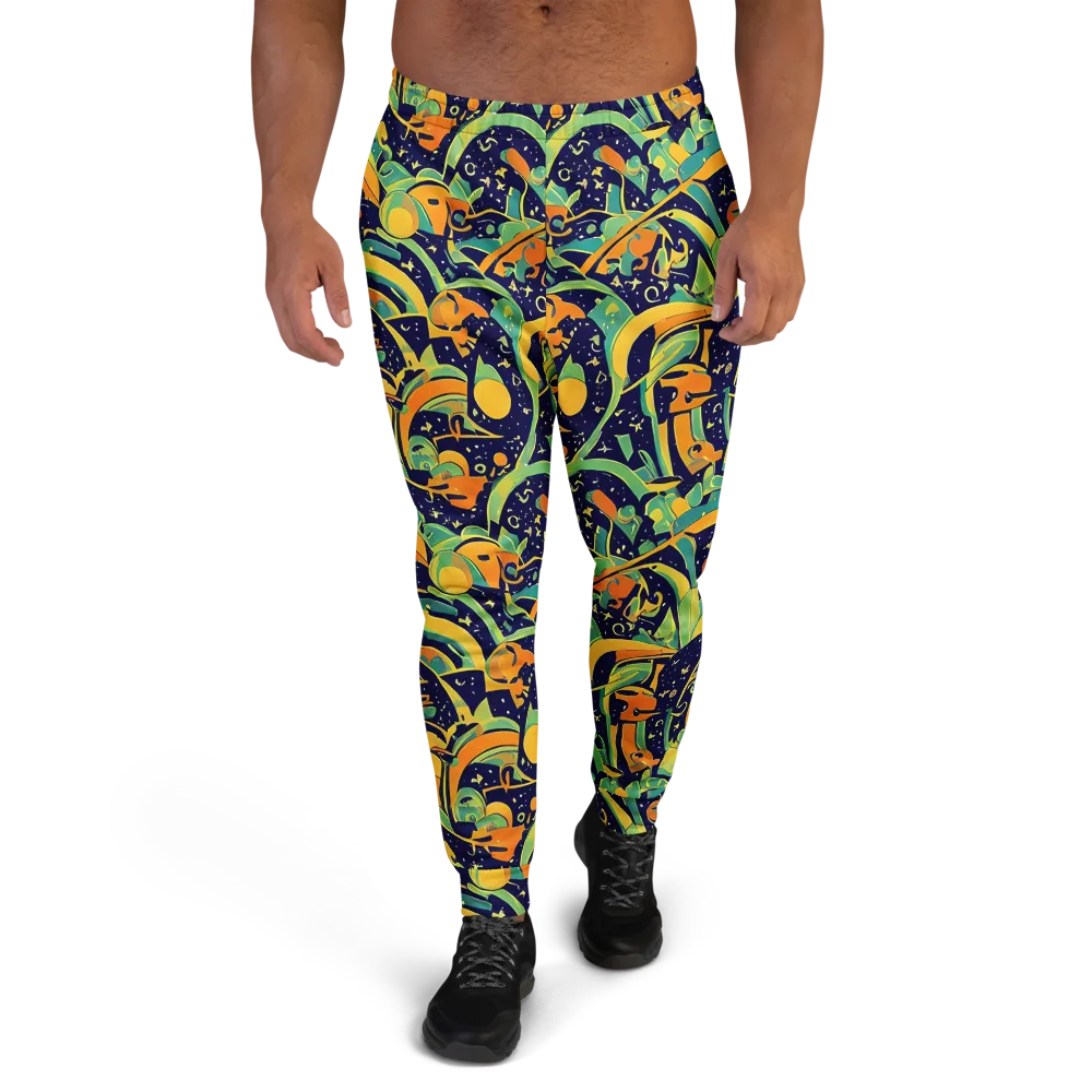 Jungle Voltage on Men's Joggers — Front
