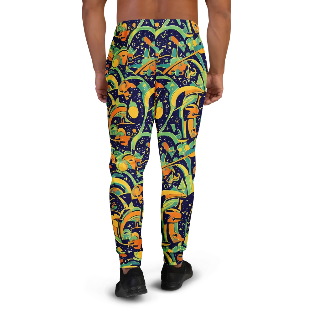 Jungle Voltage on Men's Joggers — Back