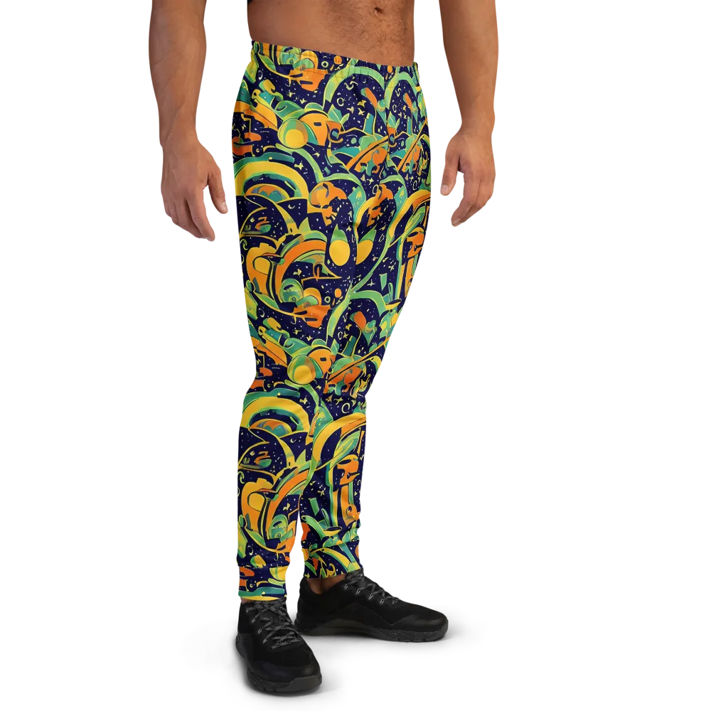 Jungle Voltage on Men's Joggers — Right