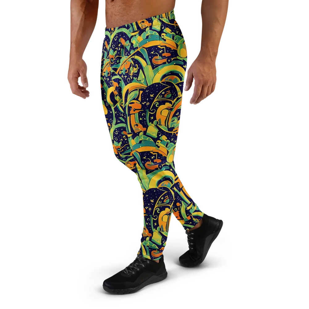Jungle Voltage on Men's Joggers — Left