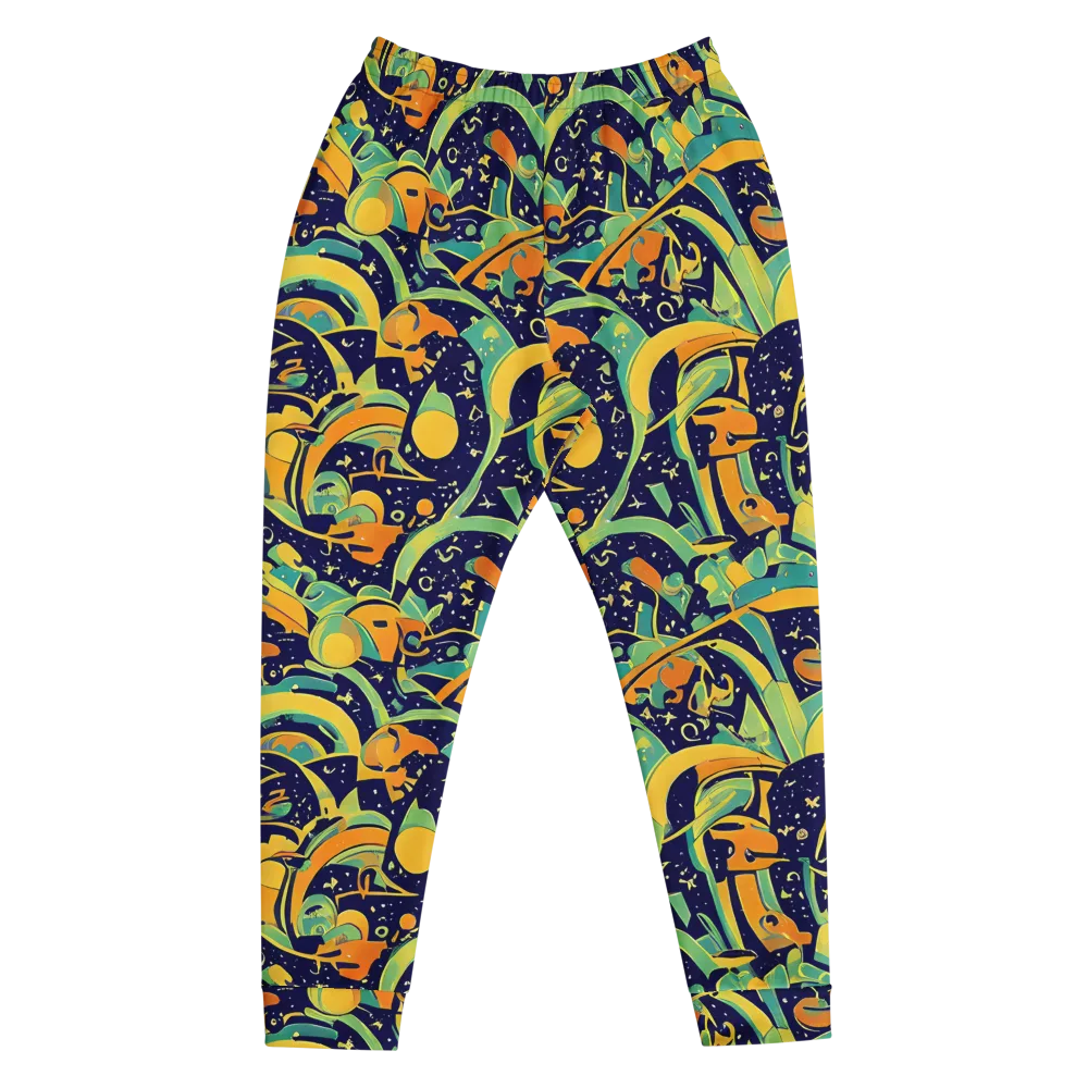 Jungle Voltage on Men's Joggers — Front