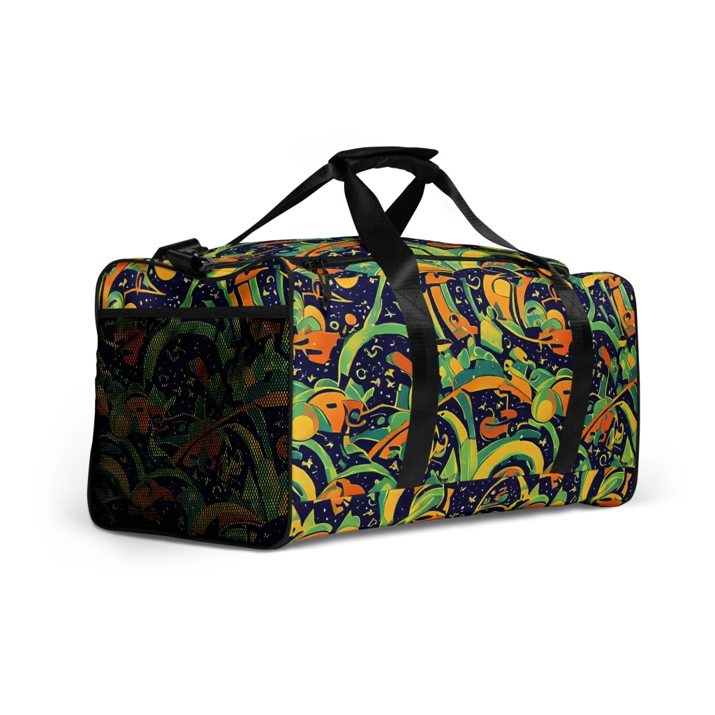 Jungle Voltage on Duffle Bag — Right Front