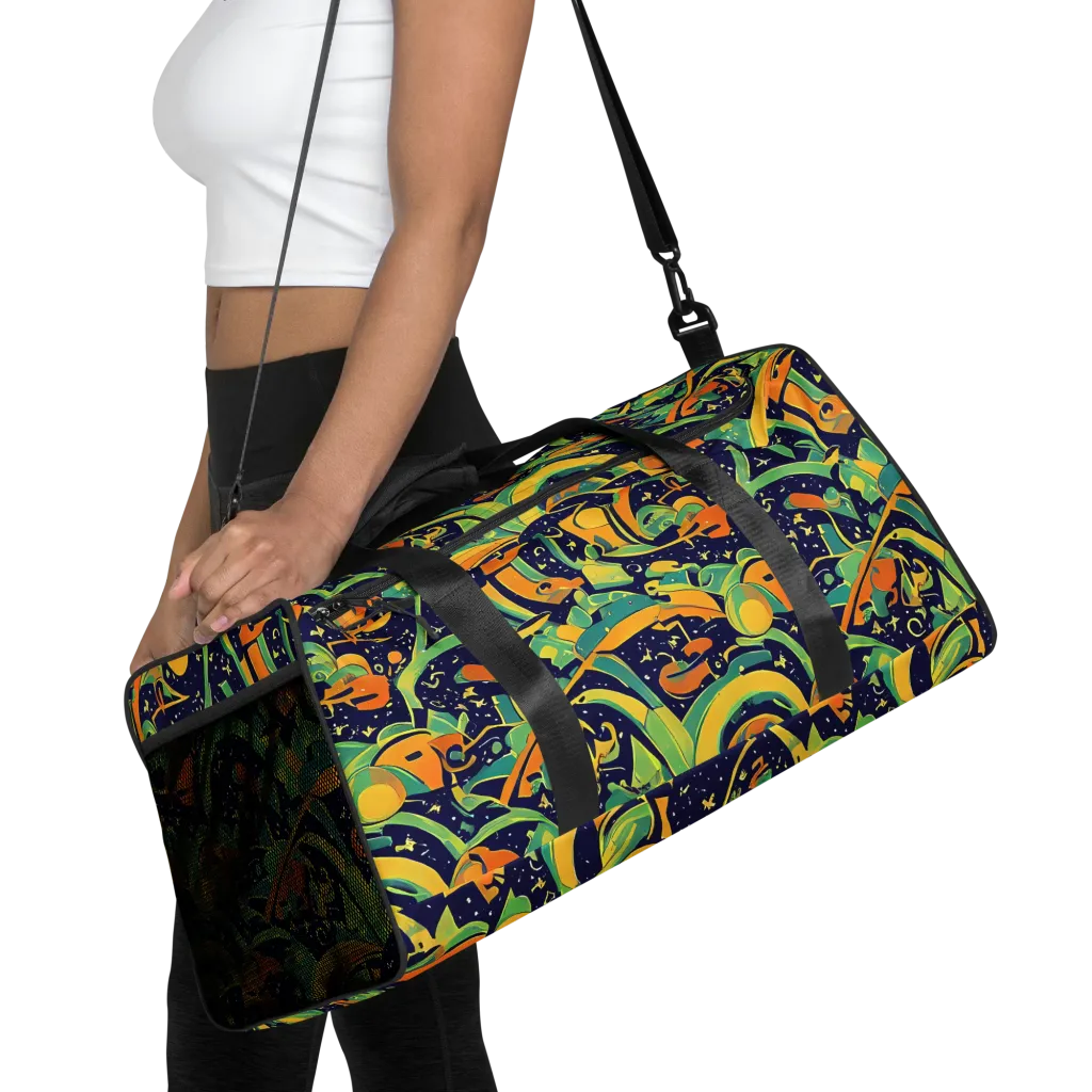 Jungle Voltage on Duffle Bag — Front