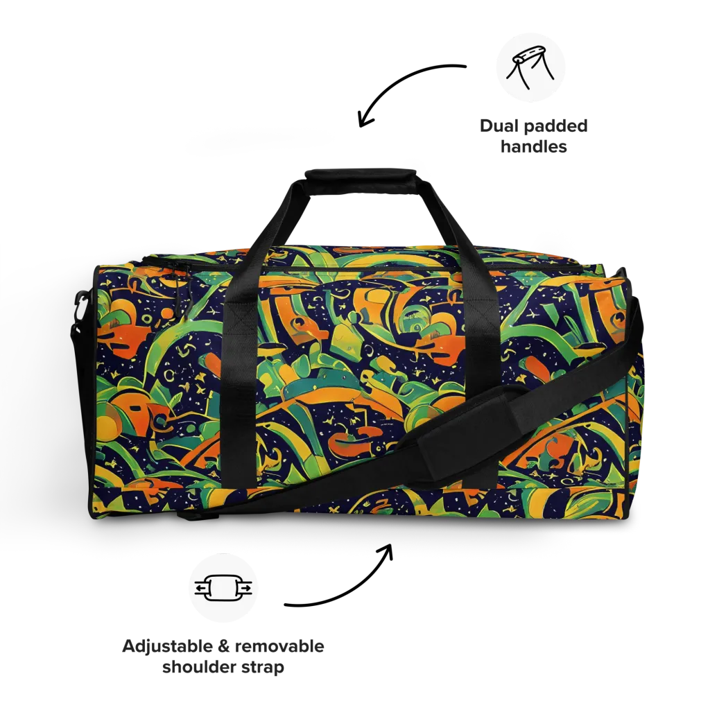 Jungle Voltage on Duffle Bag — Front