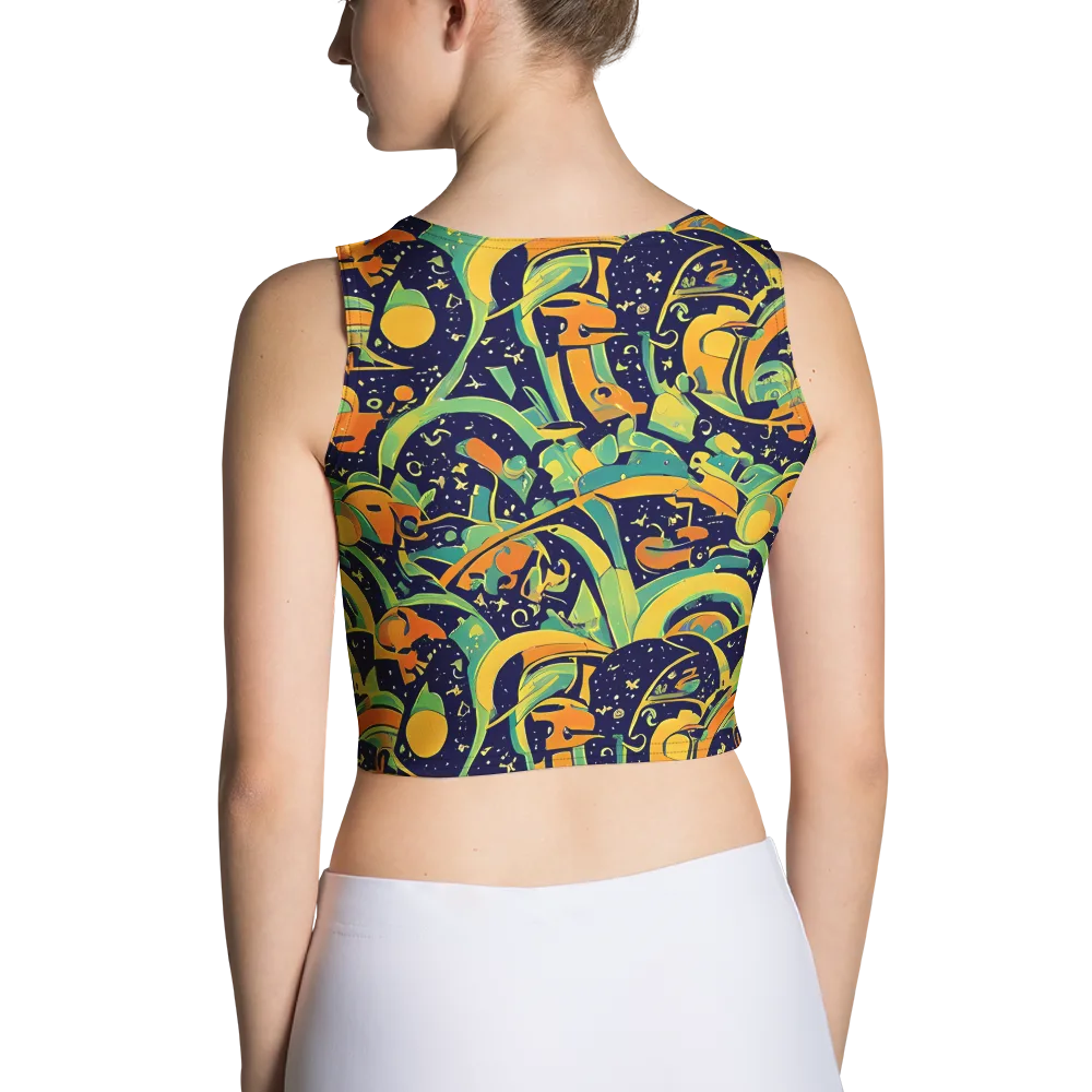 Jungle Voltage on Crop Top — Back
