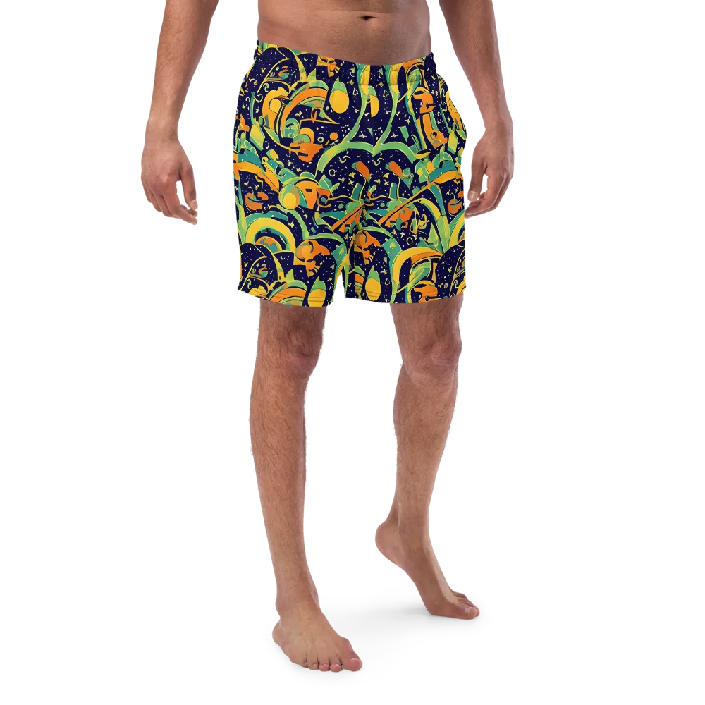 Jungle Voltage on Swim Trunks — Front