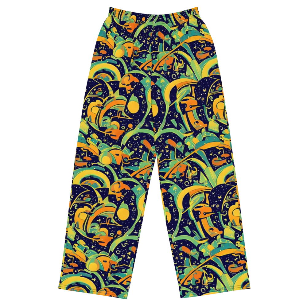 Jungle Voltage on Wide-Leg Pants — Front