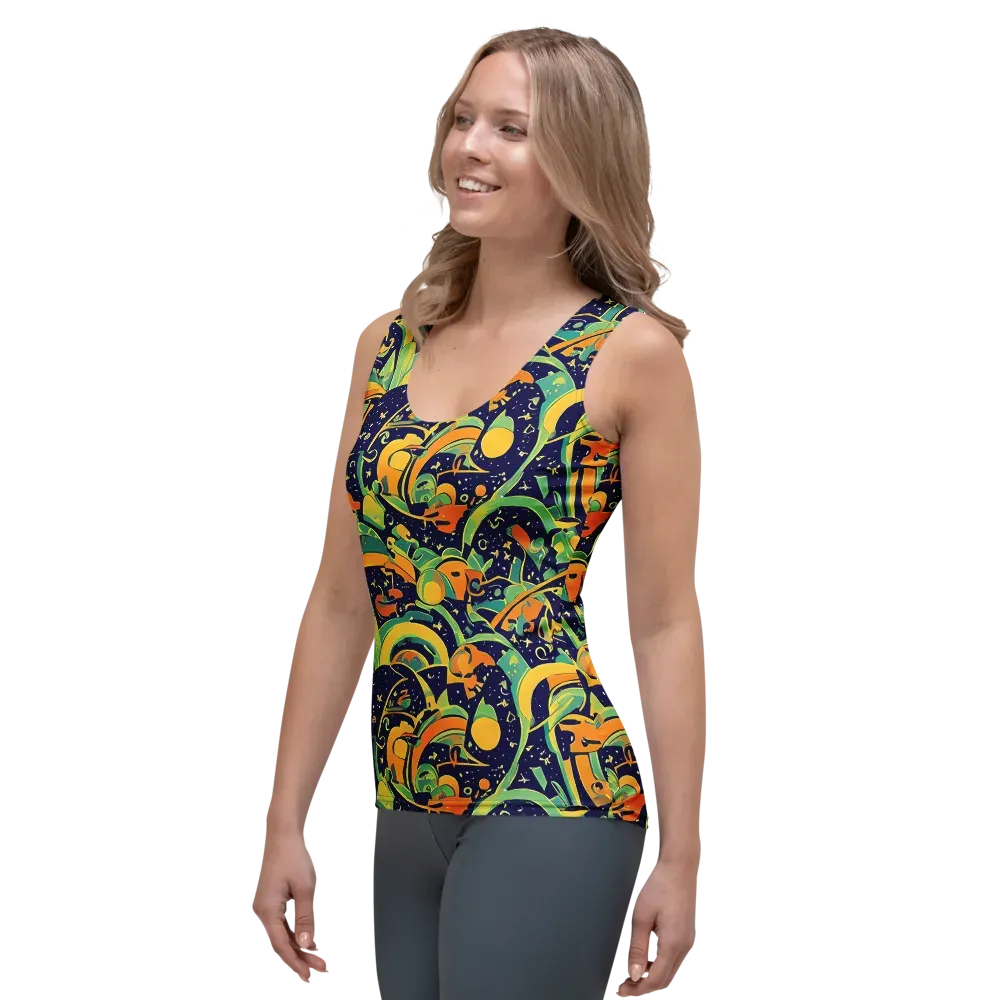Jungle Voltage on Women's Tank Top — Left Front