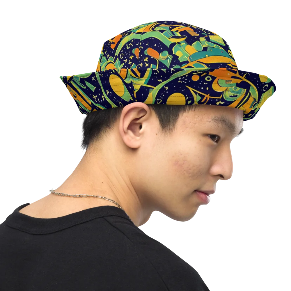 Jungle Voltage on Reversible Bucket Hat — Right Outside