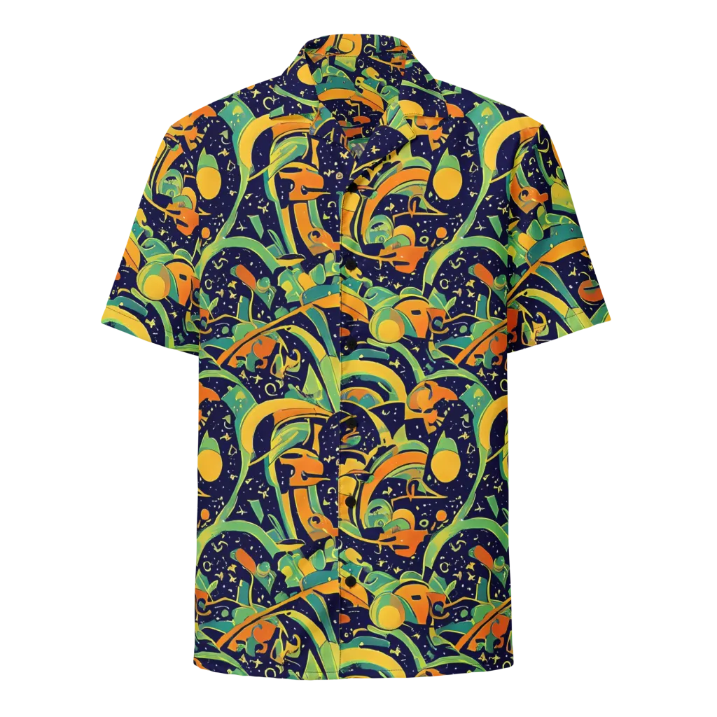 Jungle Voltage on Button Shirt — Front