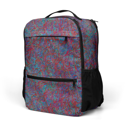 Kinetic Mosaic on a Utility Backpack