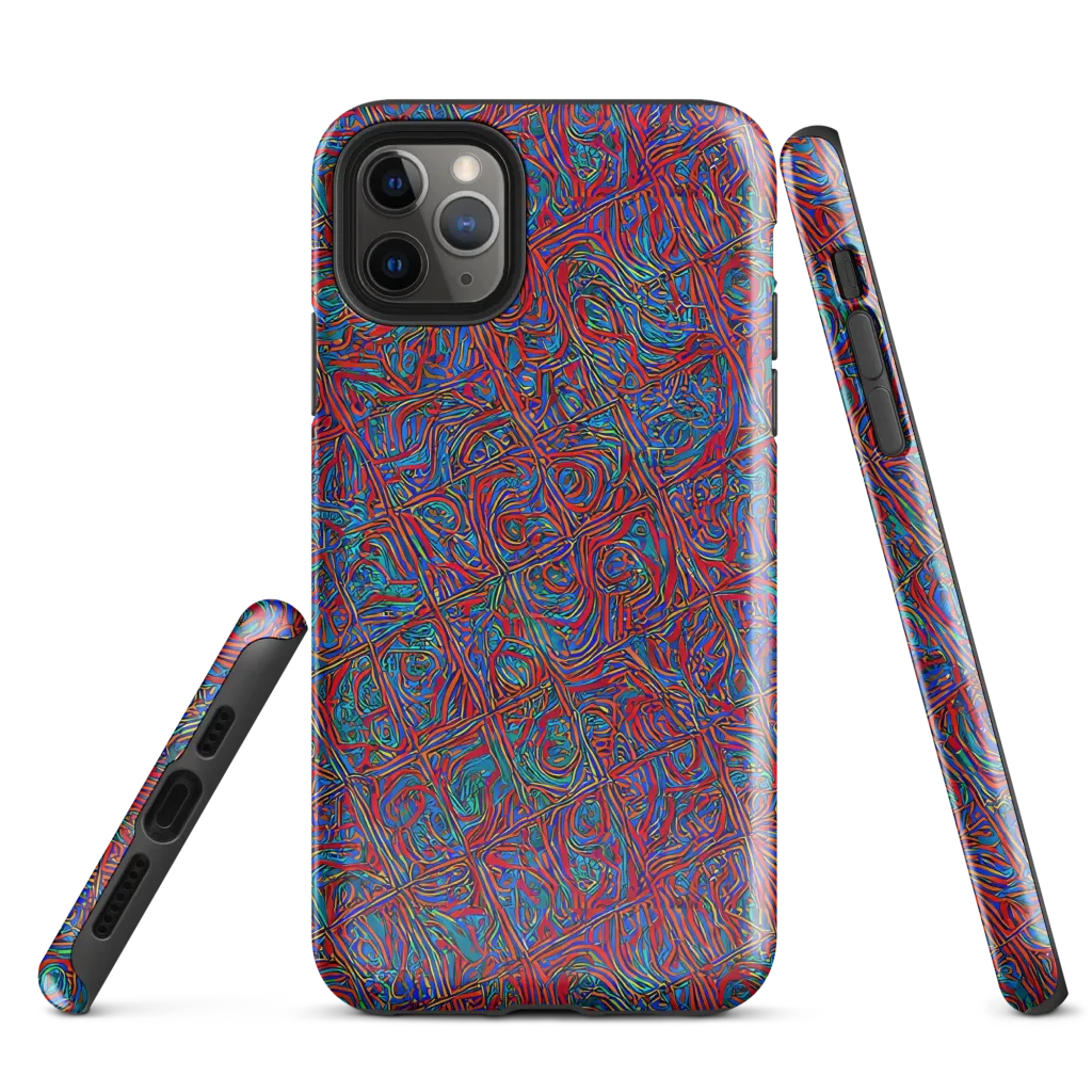 Kinetic Mosaic on Tough Case for iPhone® — Front