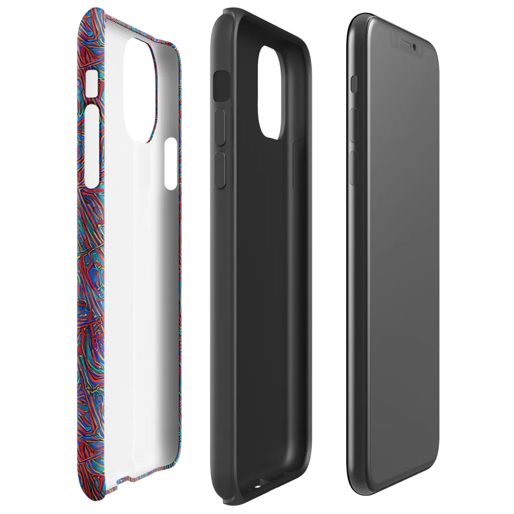 Kinetic Mosaic on Tough Case for iPhone® — Right