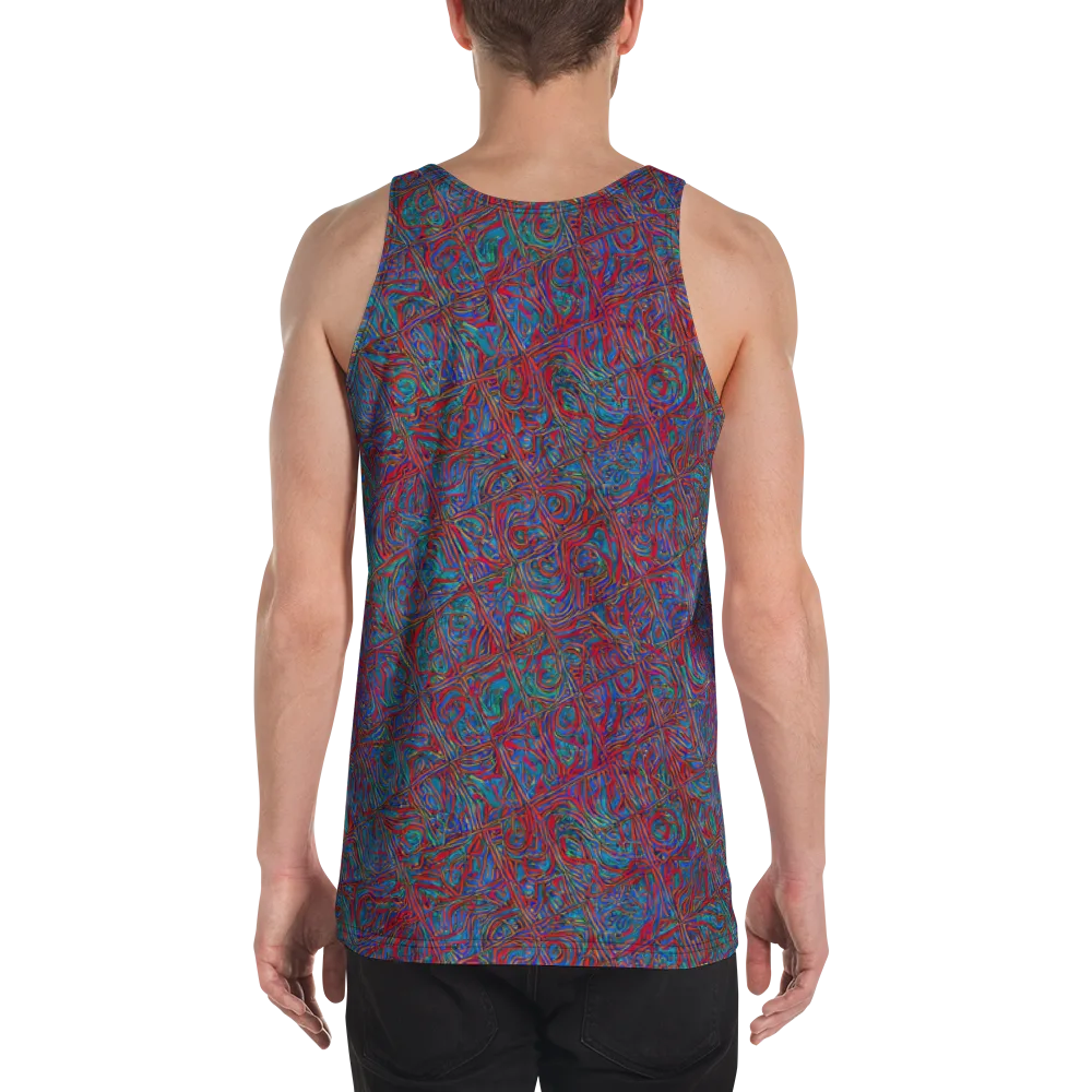 Kinetic Mosaic on Men's Tank Top — Back