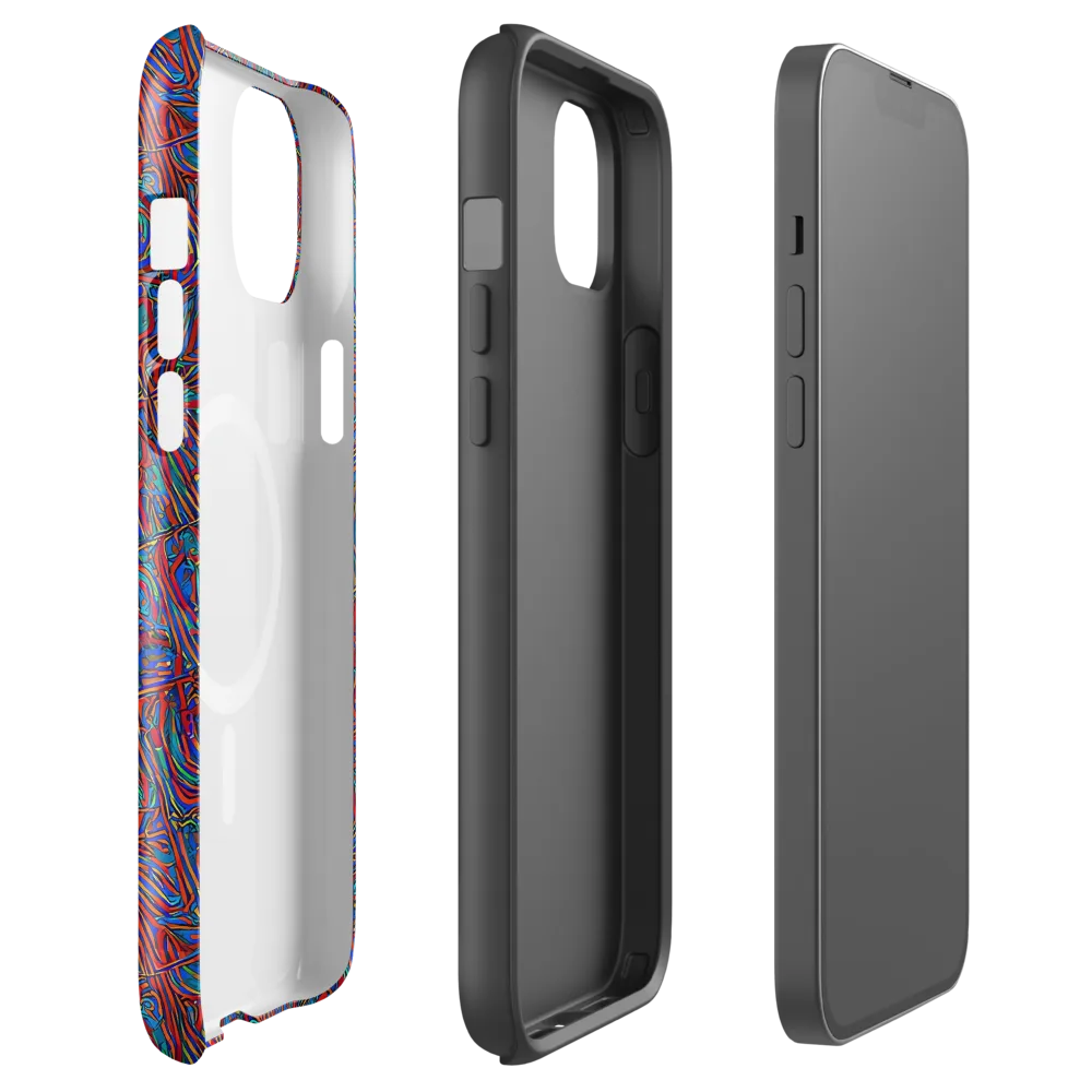 Kinetic Mosaic on MagSafe Tough Case for iPhone® — Front