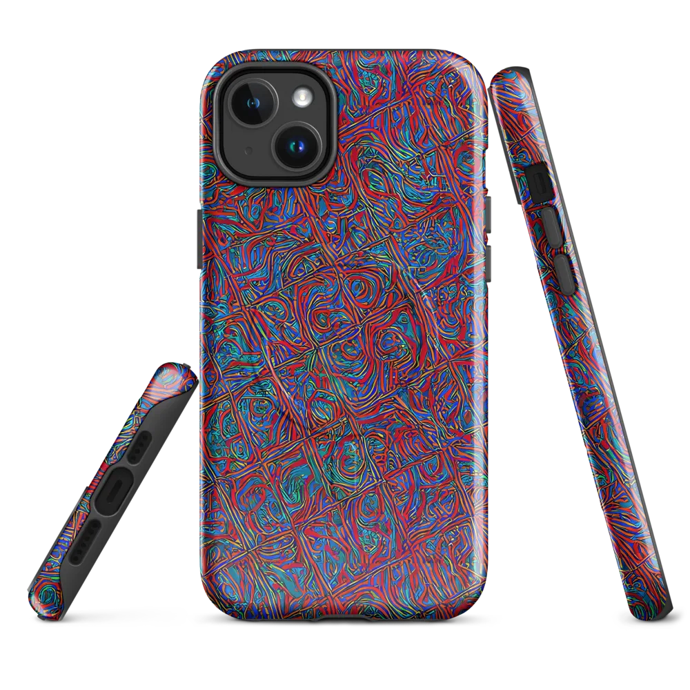Kinetic Mosaic on MagSafe Tough Case for iPhone® — Front