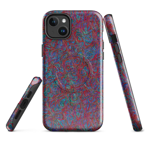Kinetic Mosaic on a MagSafe Tough Case for iPhone®